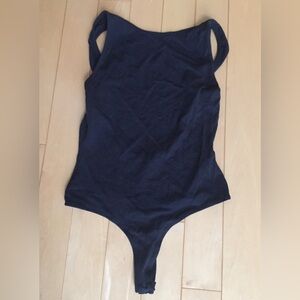 Backless Black Bodysuit